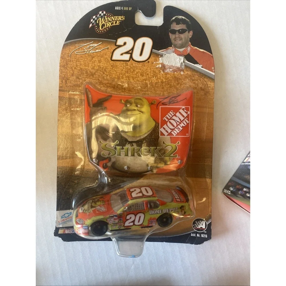 Tony Stewart memorabilia nascar Bundle, Home Depot #20 Hot wheels, Night Light
